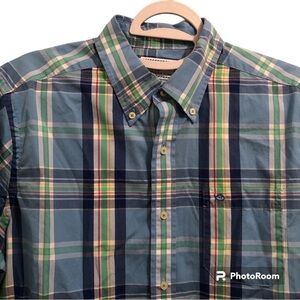 Southern Tide Mens Plaid Button Down Shirt Size M